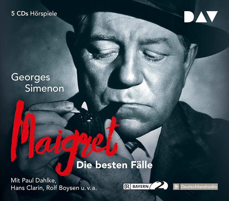 Płyta kompaktowa muzyka Maigret Die besten Fälle Georges Simenon CD