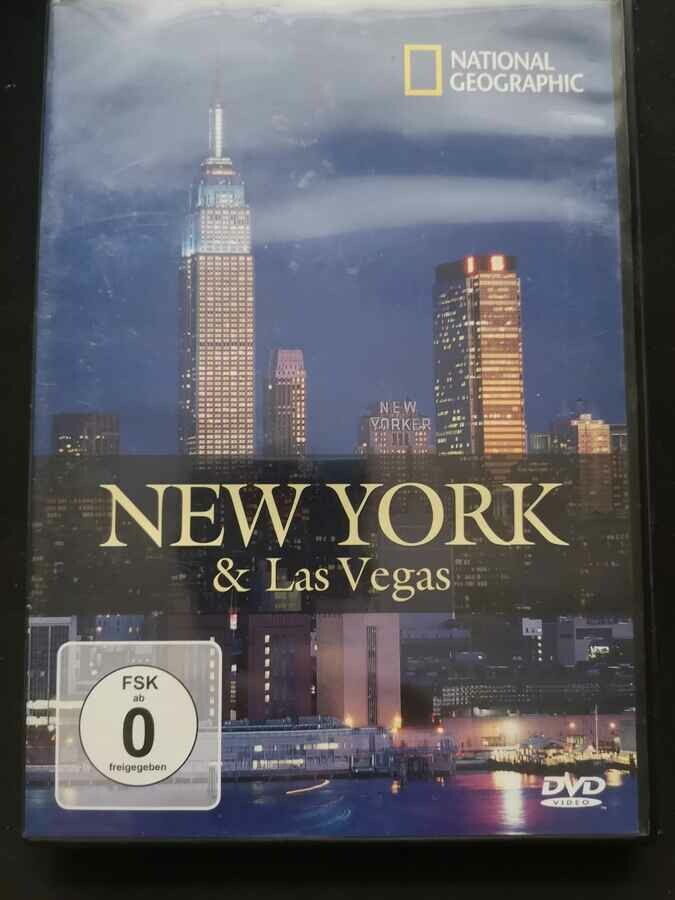 Płyta kompaktowa film National Geographic New York & Las Vegas DVD
