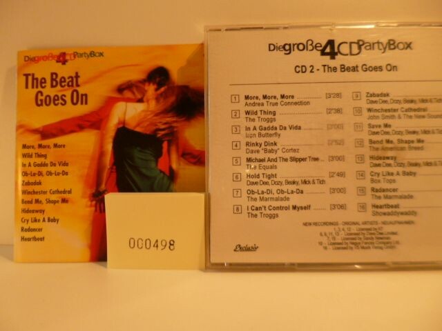 Płyta kompaktowa muzyka Die große 4CD Party Box The Beat goes on CD
