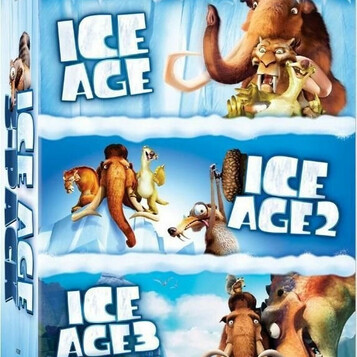 Płyta kompaktowa film Epoka lodowcowa 1/2/3 DVD