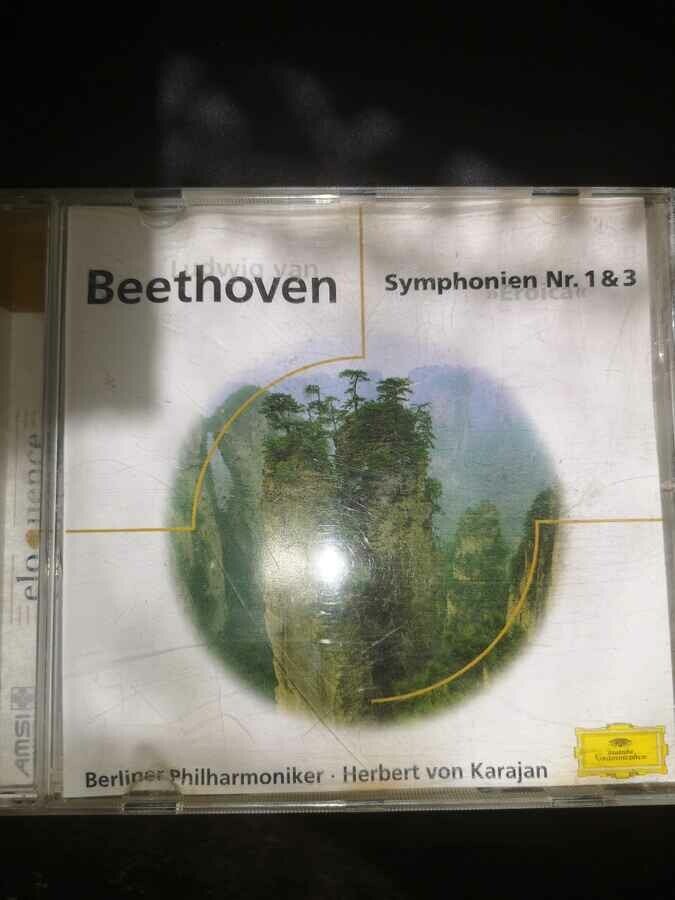 Płyta kompaktowa muzyka Ludwig van Beethoven Symphony nr.1 & 3 Eroica CD