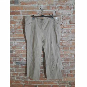 Spodnie damskie z kieszonkami Plus Size