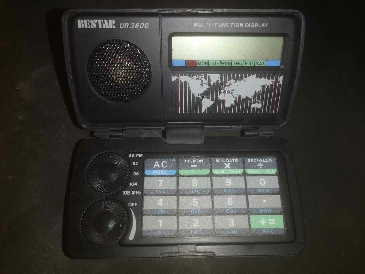 Zegar czasu światowego Bestar UR3600 World Time Alarm Clock
