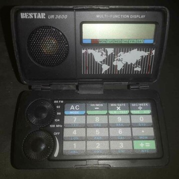 Zegar czasu światowego Bestar UR3600 World Time Alarm Clock