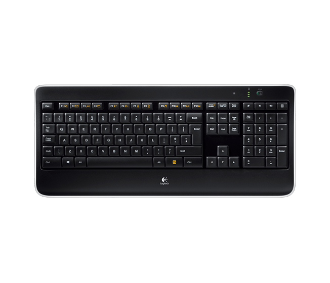 Zestaw bezprzewodowej klawiatury i myszki Logitech K800 Illuminated