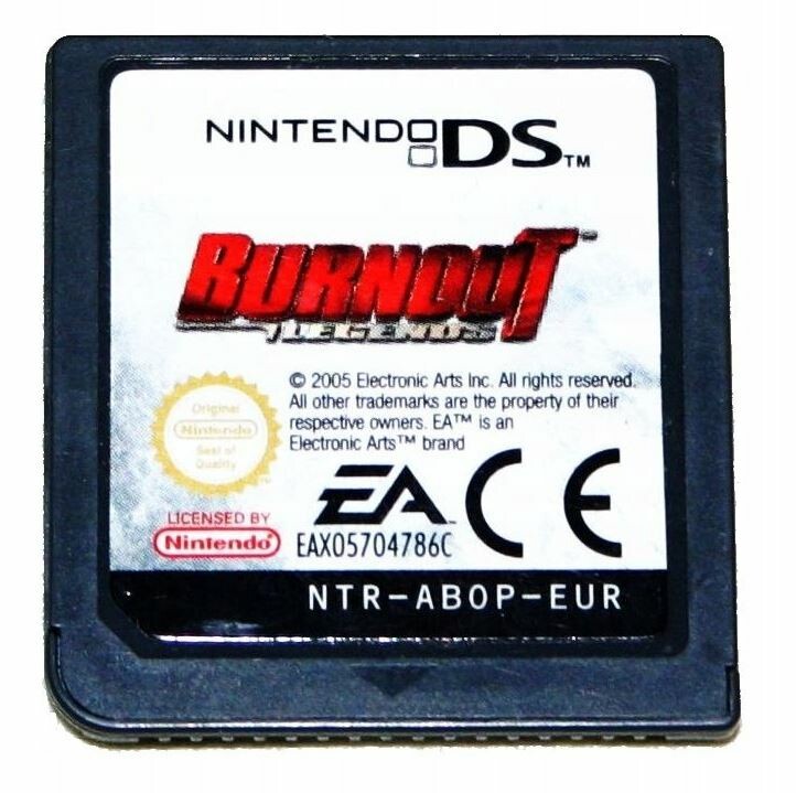 Gra na Nintendo Burnout Legends dla modeli Nintendo DS