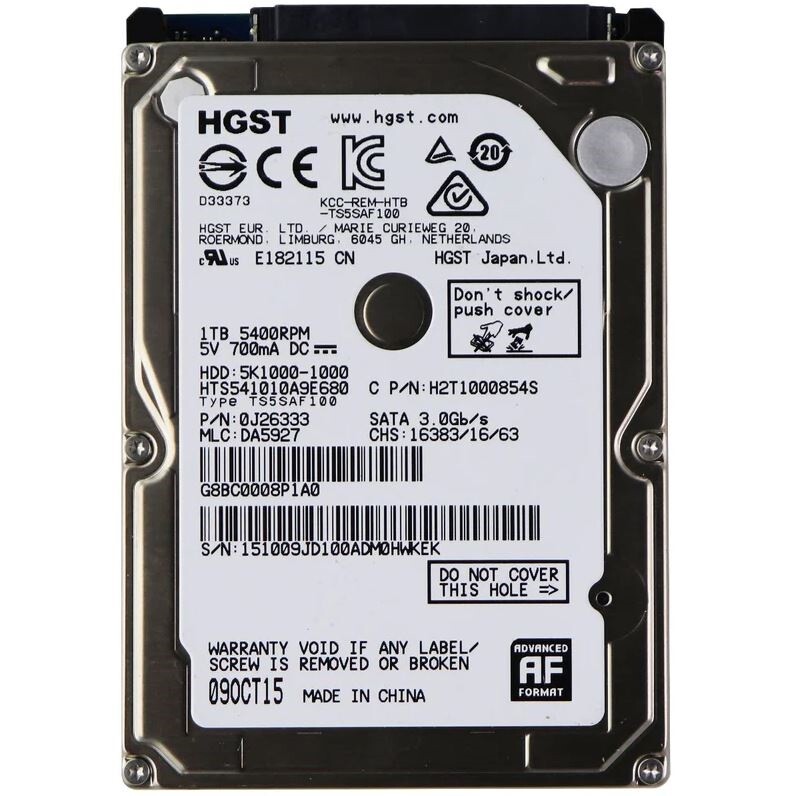 Dysk wewnętrzny HDD HGST Travelstar 1TB 2,5" SATA III