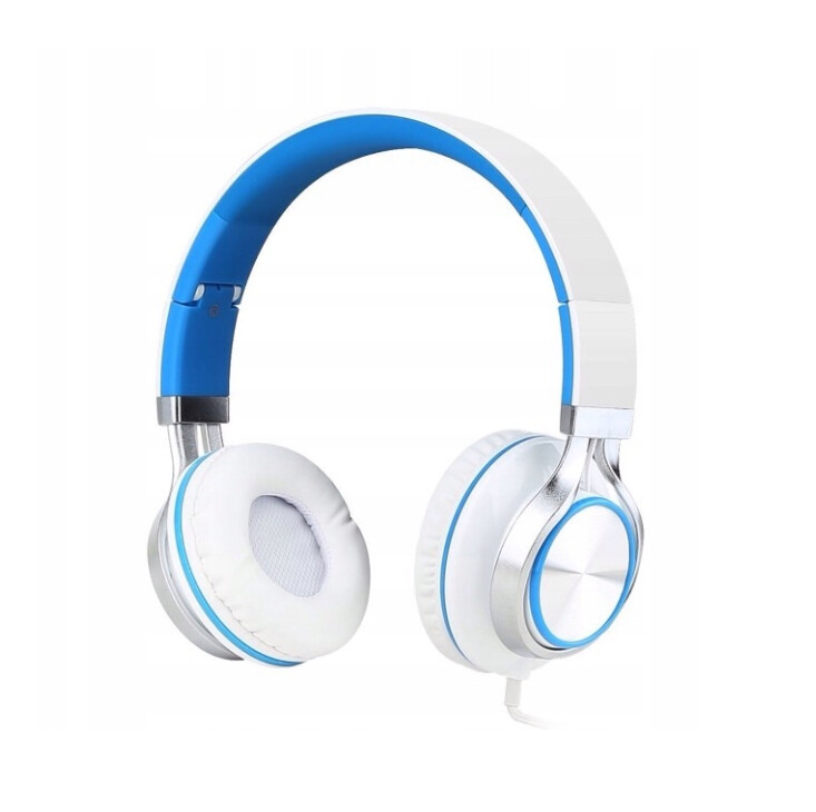 Przewodowe słuchawki nauszne z regulacją Sound Intone MS200 jack 3,5mm