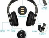 Bezprzewodowe słuchawki nauszne Bluetooth do TV Rybozen BH061-DE – zdjęcie 2
