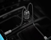Podwójna ładowarka samochodowa USB-C z PD 3.0 + USB-A z Turbo ID Wicked Chili – zdjęcie 3