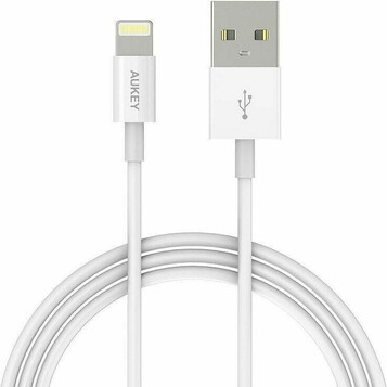 Kabel USB A na Lightning Aukey CB-D20 do Apple iPod iPhone iPad – Szybkie Ładowanie i Synchronizacja