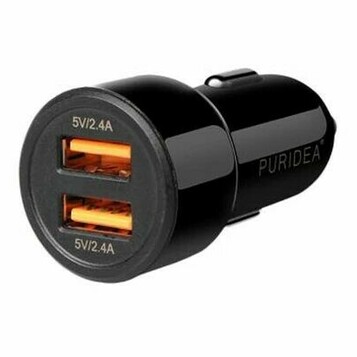 Ładowarka samochodowa Puridea CC02 2xUSB czarna 2.4A - Szybkie i Bezpieczne Ładowanie Twoich Urządzeń Mobilnych