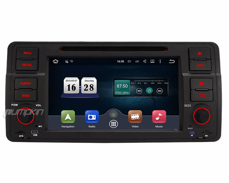 Radio nawigacja GPS 7 cali Quad Core 2DIN BMW E46