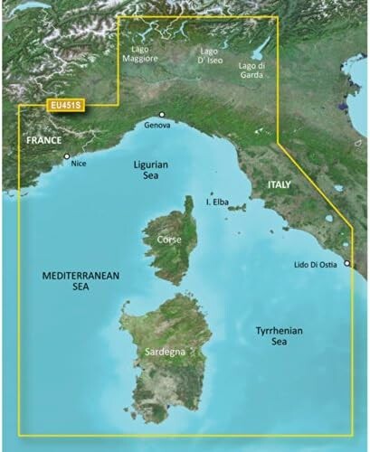 Karta mapy morskiej Garmin BlueChart VEU451S (stan nowy)
