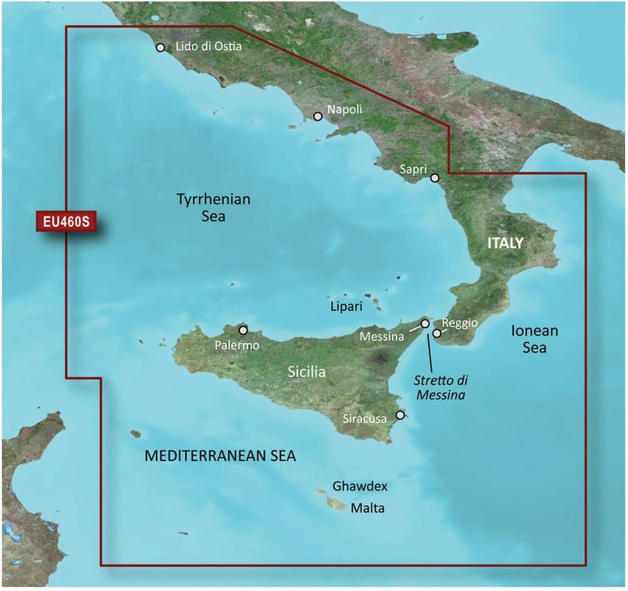 Karta mapowa Sycylia–Lido Garmin BlueChart g2 (stan nowy)