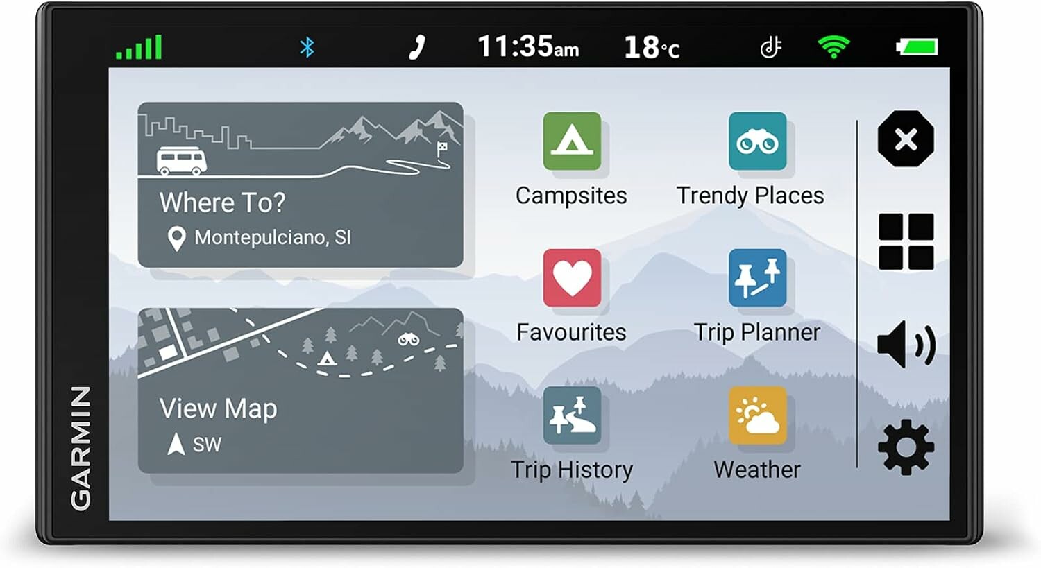 Nawigacja GPS 7 cali dla kamperów Garmin (stan nowy)