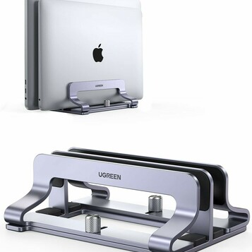 Pionowy stojak aluminiowy na 2 laptopy UGREEN (stan nowy)