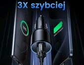 UGREEN CD293 – ładowarka samochodowa 130W, 3 porty USB-C/USB-A – zdjęcie 4