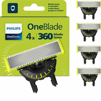 Philips OneBlade 360 QP440/50 – wymienne ostrza, 4 szt.
