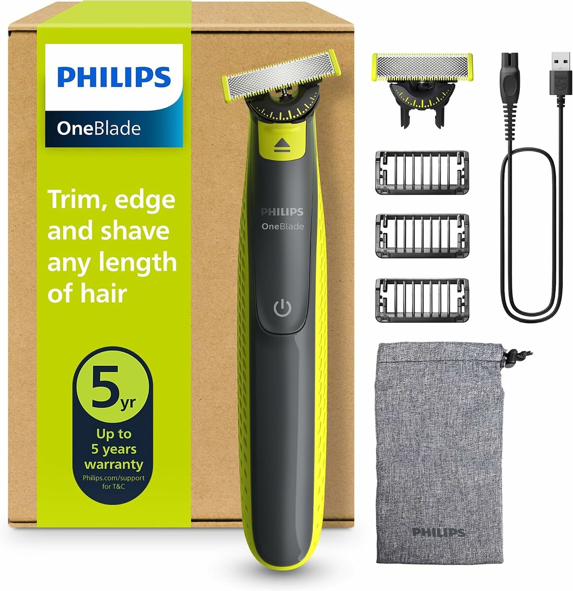 Golarka i trymer do brody Philips OneBlade 360 (stan nowy)