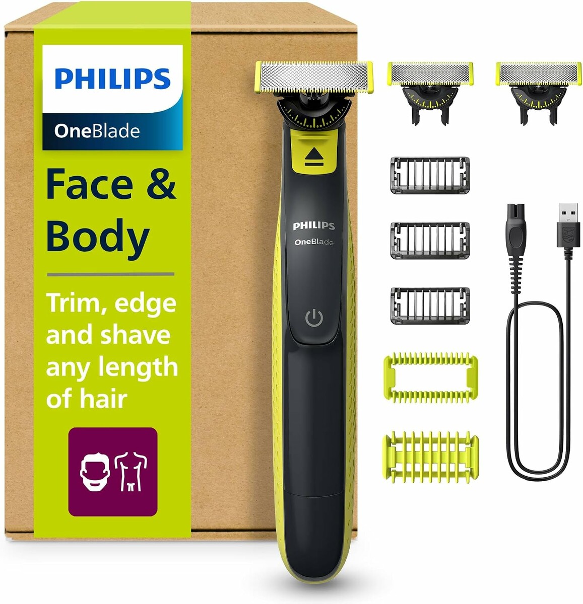 Golarka i trymer do brody Philips OneBlade 360 (stan nowy)