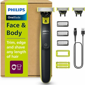 Golarka i trymer do brody Philips OneBlade 360 (stan nowy)