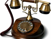 Opis 1921 Cable Model A – retro telefon stacjonarny z drewna i mosiądzu – zdjęcie 1