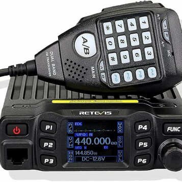 Retevis RT95 – mobilny radiotelefon dwuzakresowy do samochodu, czarny