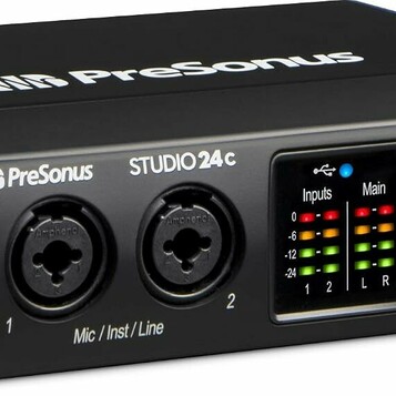 Interfejs audio USB-C PreSonus Studio 24c (stan nowy)