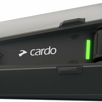 Cardo Packtalk Edge - motocyklowy interkom Bluetooth, czarny