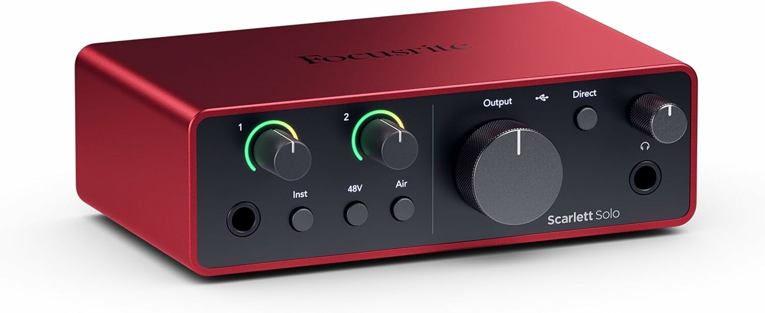 Interfejs audio USB-C Focusrite Scarlett Solo 4., stan: nowy