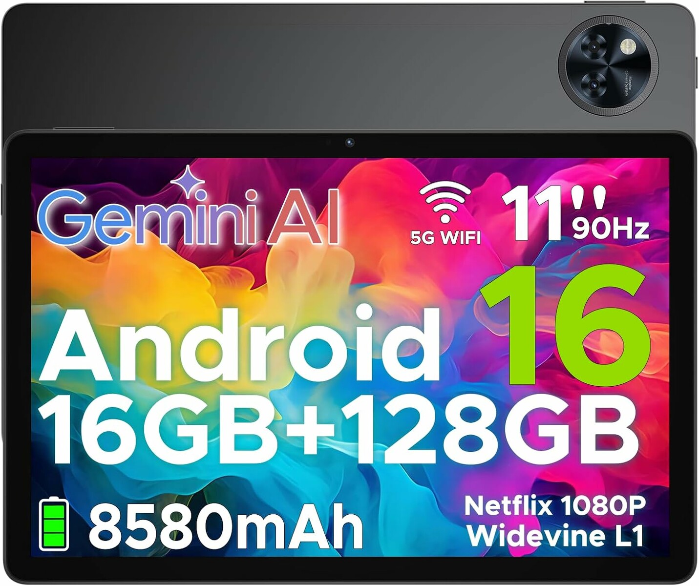 Tablet 10.1" Wi-Fi 4/128 GB Doogee U11, czarny (stan nowy)