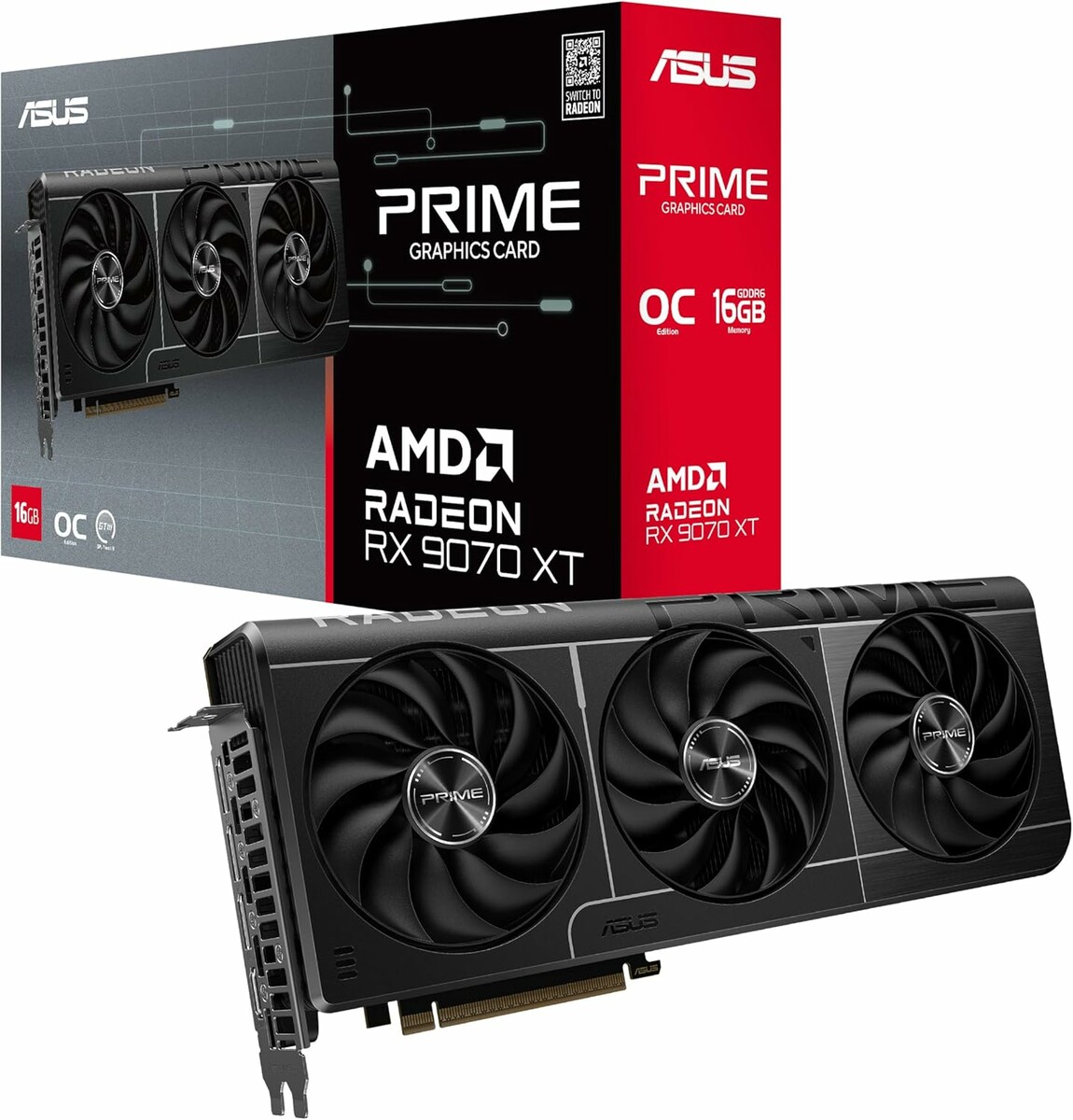 Karta graficzna Asus Prime Radeon RX 9070 (stan nowy)