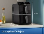 Frytkownica pionowa 10L Philips Ovi Dual (stan nowy) – zdjęcie 3