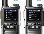 Radtel P8 PoC – radiotelefon sieciowy, zestaw 2 szt. z kartami SIM – zdjęcie 1