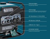 Generator inwertorowy Könner & Söhnen KS 4500iG (stan nowy) – zdjęcie 5
