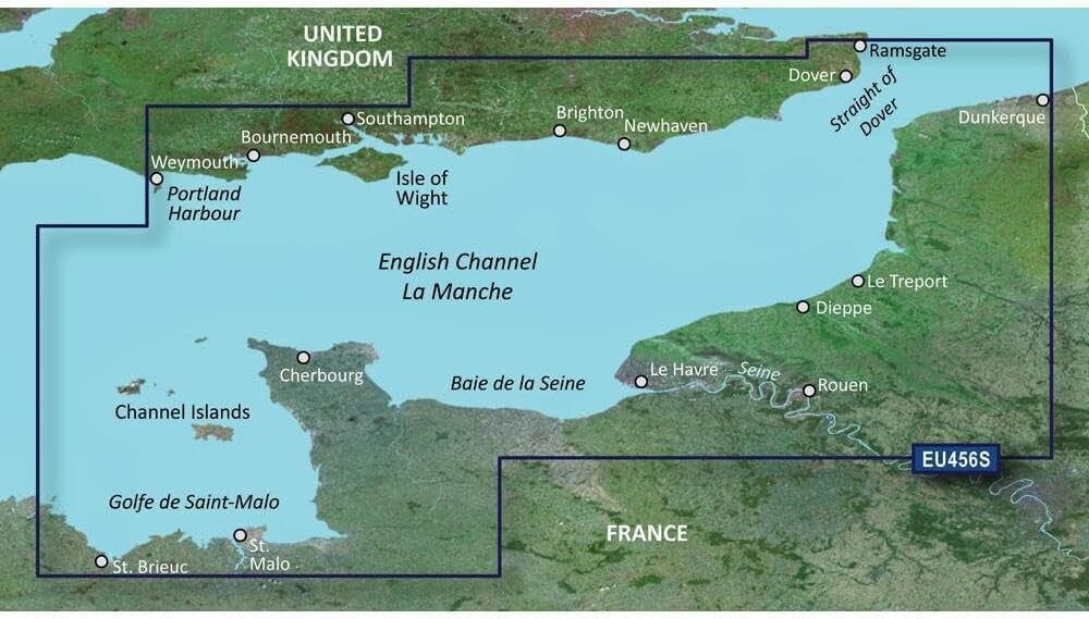 Mapa The Solent Garmin BlueChart g2 VEU456S (stan nowy)