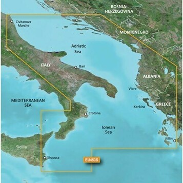 Karta z mapą morską Garmin VEU453S (stan nowy)