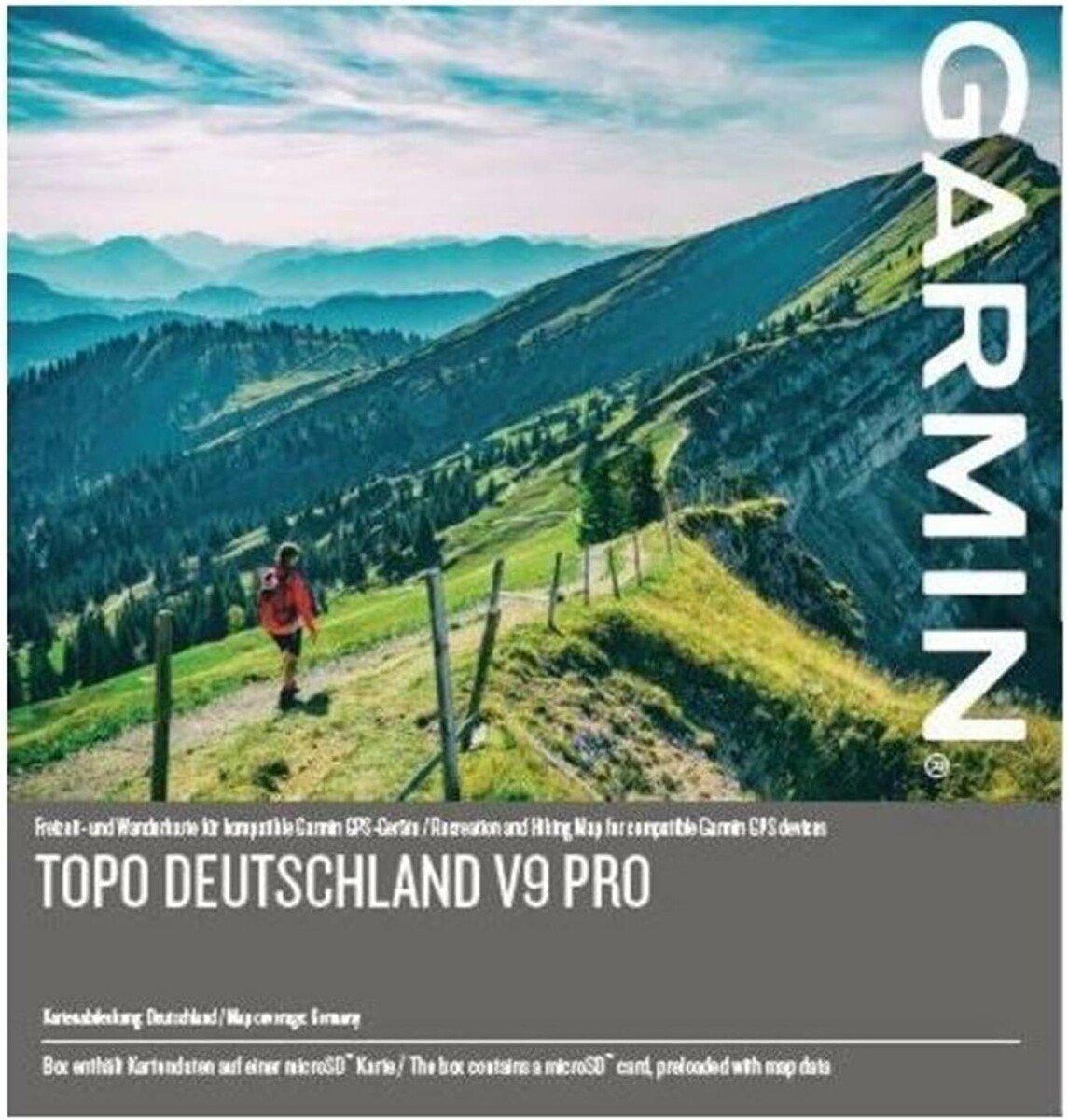Mapa topograficzna Garmin TOPO Germany v9 PRO (stan nowy)