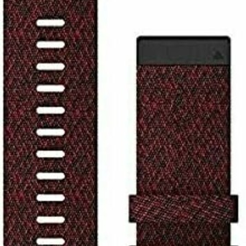 Garmin Pasek QuickFit 26 mm – nylonowa opaska do zegarka, fioletowo-czerwona