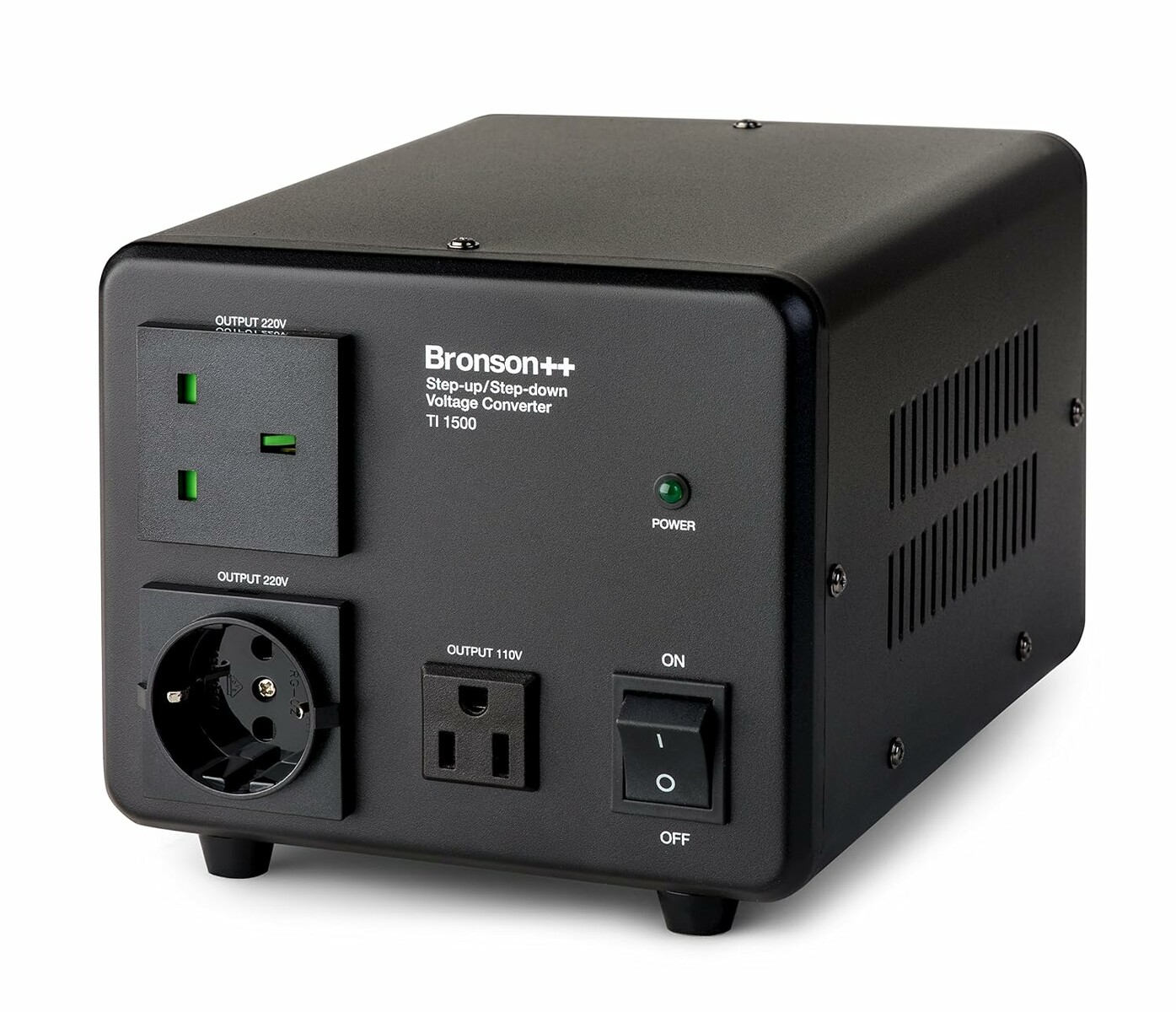 Przetwornica napięcia 110V/230V Bronson TI-1500, stan: nowy