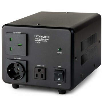 Przetwornica napięcia 110V/230V Bronson TI-1500, stan: nowy