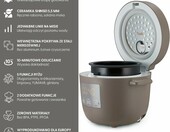 Ryżowar z ceramiczną misą Yum Asia Tsuki Mini – stan: nowy – zdjęcie 4