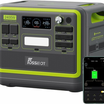 FOSSiBOT F2400 2048 Wh / 2400 W – przenośna stacja zasilania LiFePO4