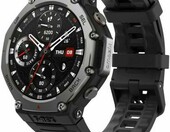Amazfit T-Rex 3 48mm – smartwatch outdoor AMOLED, stal 316L, NFC, czarny – zdjęcie 1