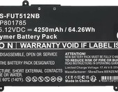 Bateria zapasowa do notebooków Techtek 4250mAh (stan nowy) – zdjęcie 2