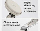 Belkin UltraCharge Pro 3w1 – stacja ładująca MagSafe Qi2 25W, piaskowa – zdjęcie 5