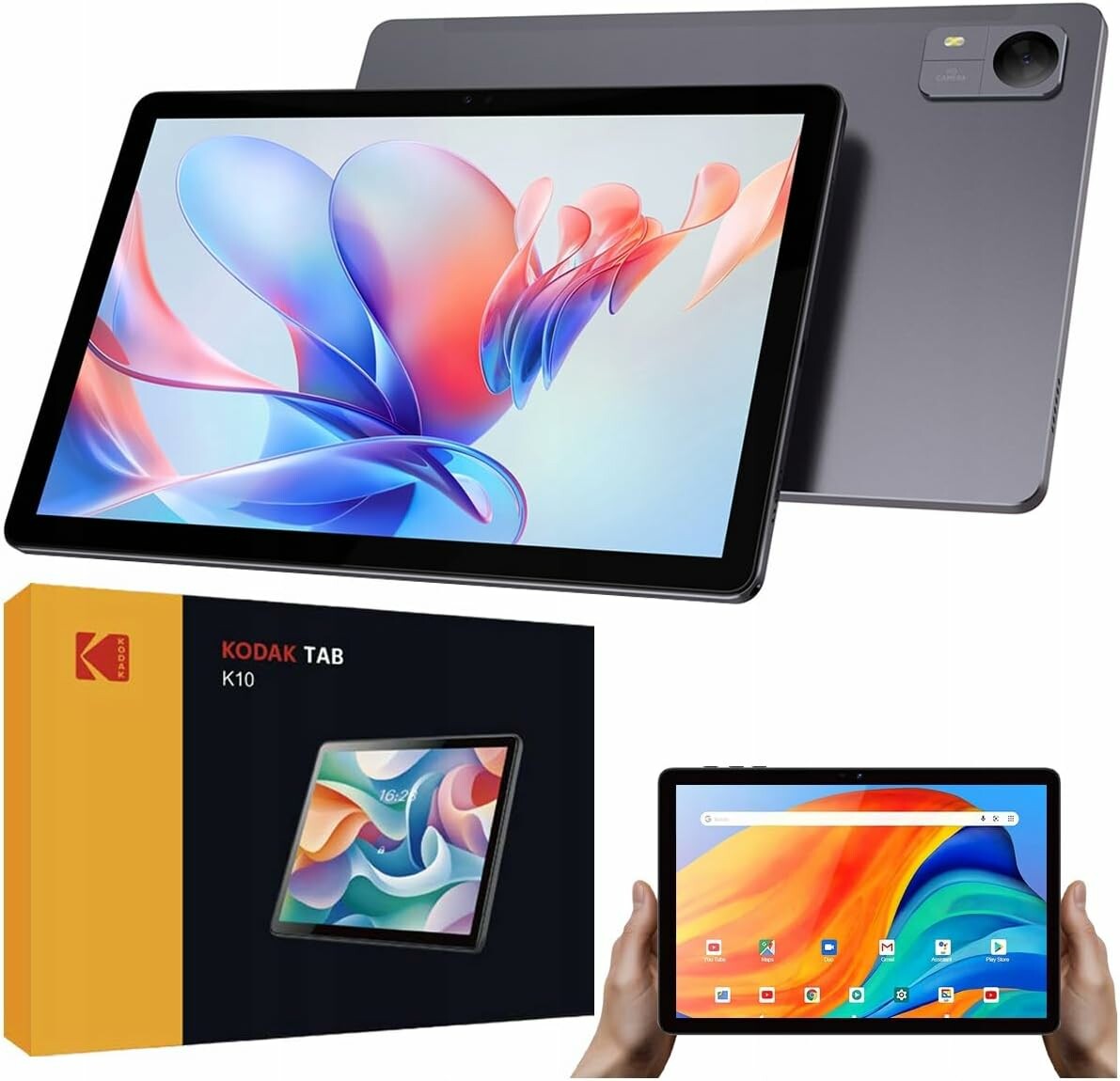 Tablet z Androidem 15 Kodak K10 10.1" 4/64 GB – stan: nowy
