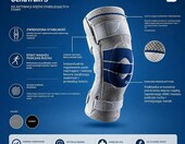GenuTrain S stabilizator kolana Bauerfeind (stan nowy) – zdjęcie 3