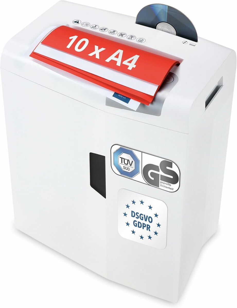 Niszczarka biurowa do 10 HSM ShredStar X10 (stan nowy)